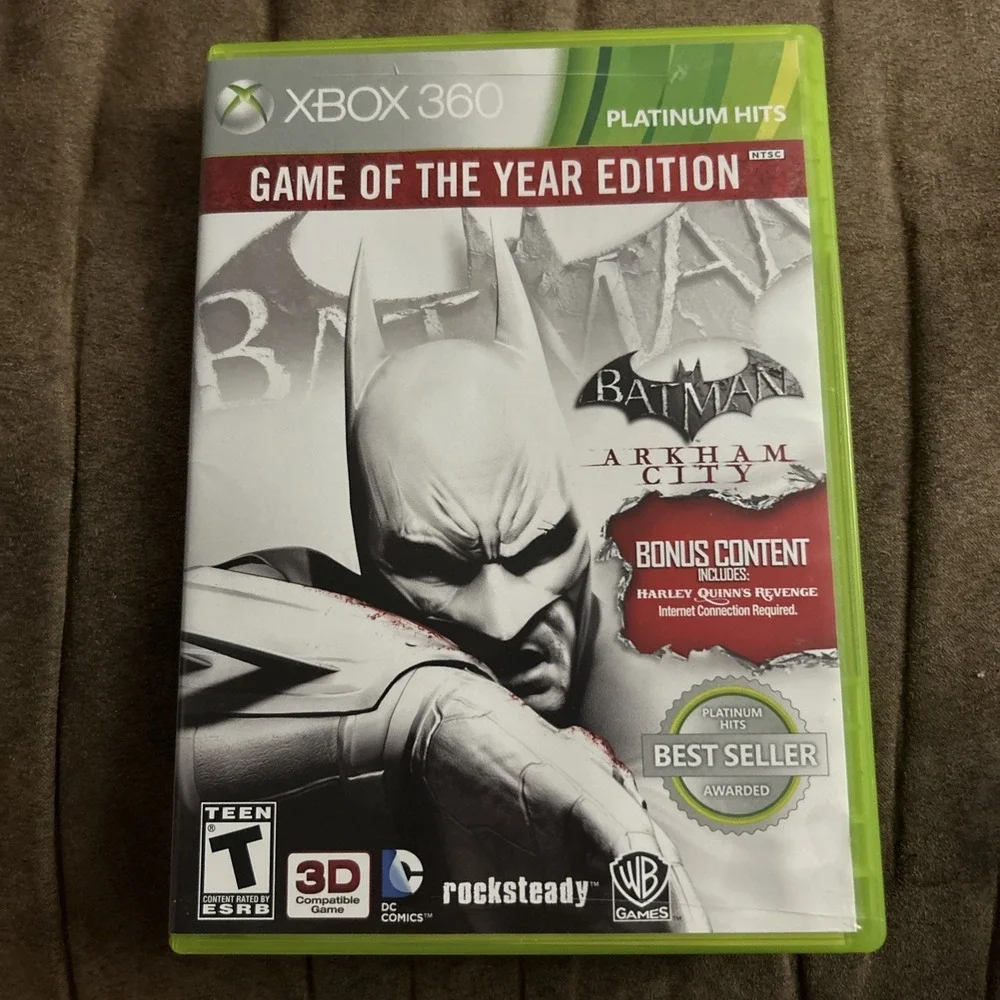 Batman: Arkham‎ City (GOTY) | Xbox 360, 2012 | CIB | Tested & Works